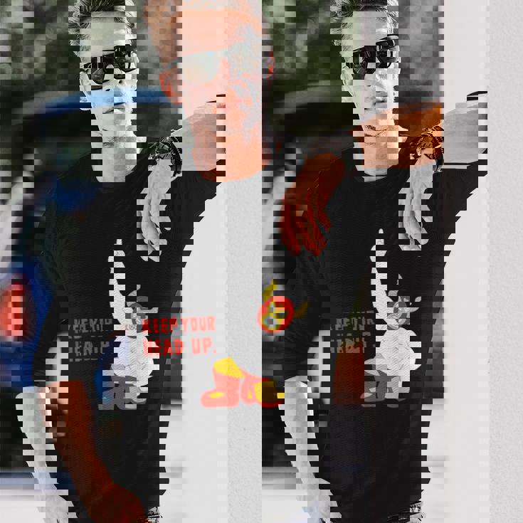 Maskman Istrongest マスクマン Keep Your Head Up レスリング 長袖Tシャツ 彼への贈り物