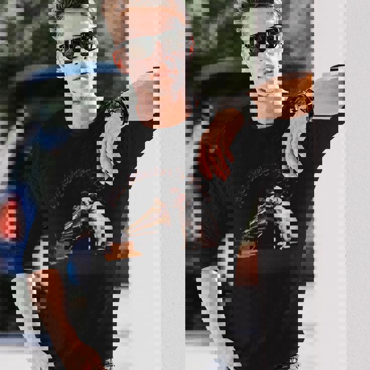 His Master'soice Rca ビクター ニッパー 犬 長袖Tシャツ 彼への贈り物