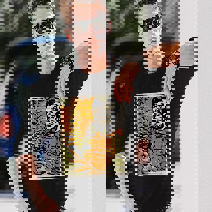 Mex-Art デーモンブルルチャリブレ メキシカンレスラーレジェンド 長袖Tシャツ 彼への贈り物