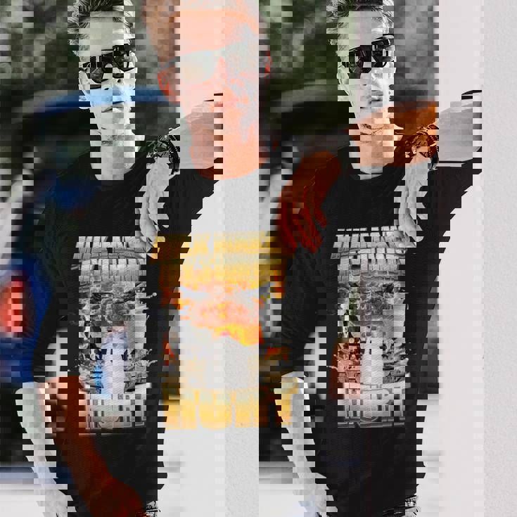 Milk Make My Tammy Hurt Cow Meme 長袖Tシャツ 彼への贈り物