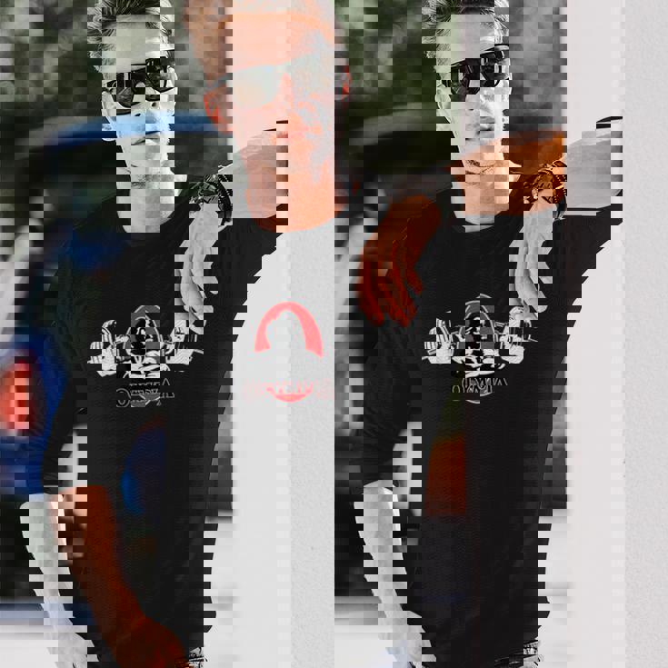 Mr Olympia メンズ レディース フィットネス ボディビルディング 長袖Tシャツ 彼への贈り物