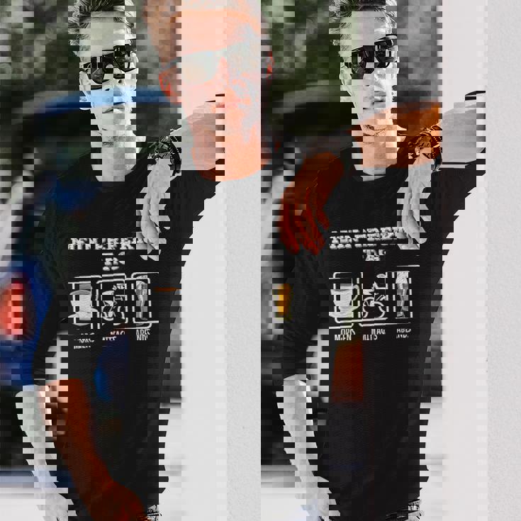 My Perfect Day コーヒー ロードバイク ビール 自転車 長袖Tシャツ 彼への贈り物