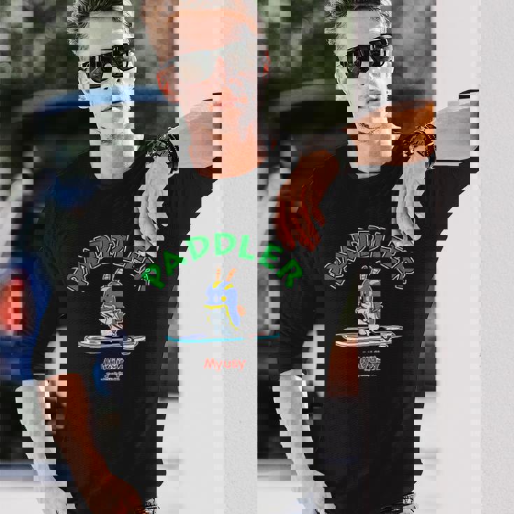 Myusyup Paddler、ウミウシ ミューシー サップ 長袖Tシャツ 彼への贈り物