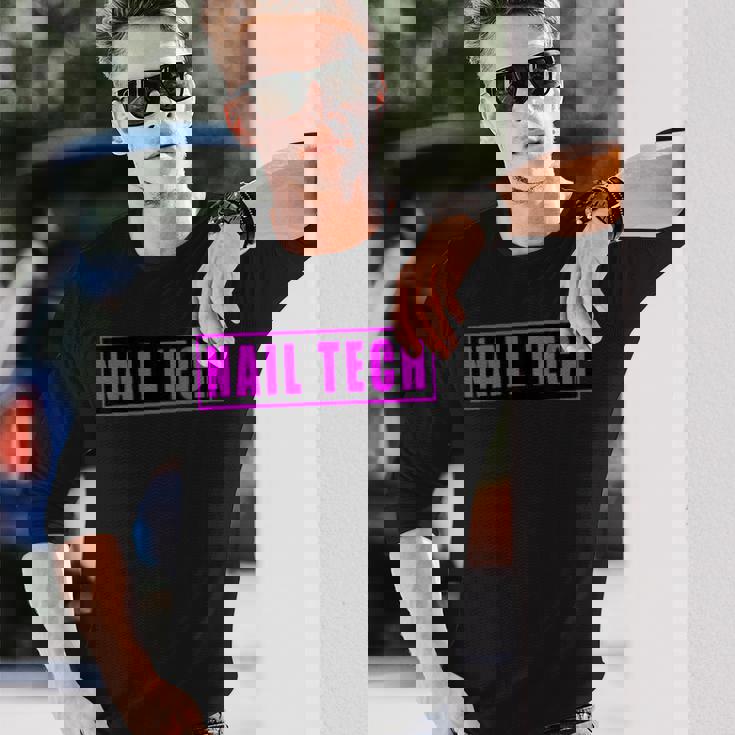 Nail Tech ネイルテック 長袖Tシャツ 彼への贈り物