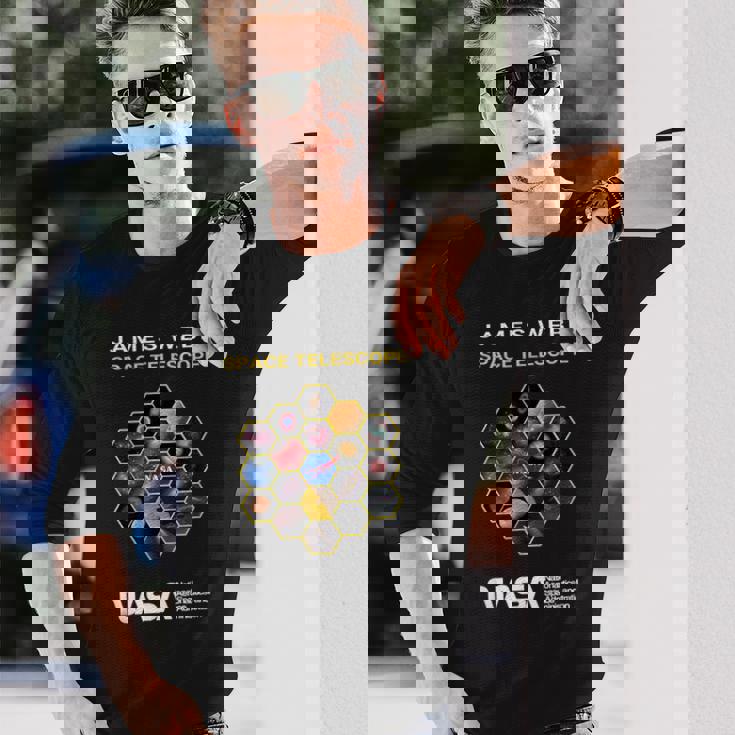 Nasa James Webb スペース望遠鏡 Jwst ワーム インシグニア Esa Csa 長袖Tシャツ 彼への贈り物