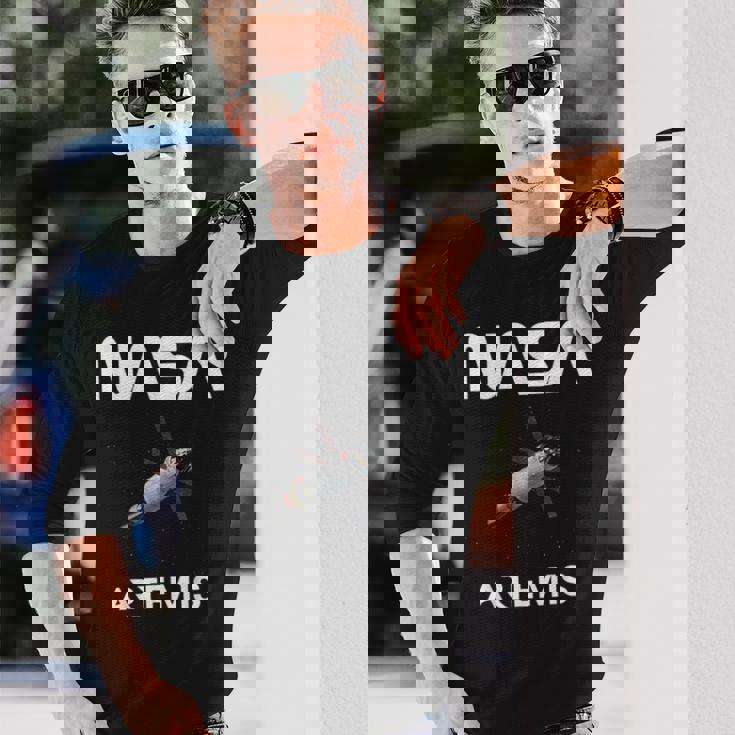 Nasa アルテミスミッション オリオン宇宙船 長袖Tシャツ 彼への贈り物