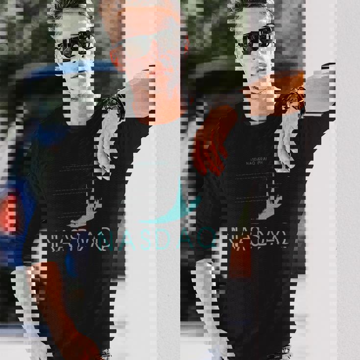 Nasdaq American Technology Index、証券取引所、金融 長袖Tシャツ 彼への贈り物