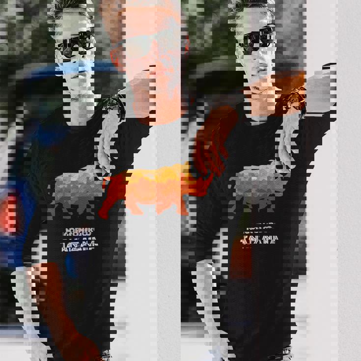 Ngorongoro タンザニア サファリ国立公園 ゲーム リザーブ サイ 長袖Tシャツ 彼への贈り物