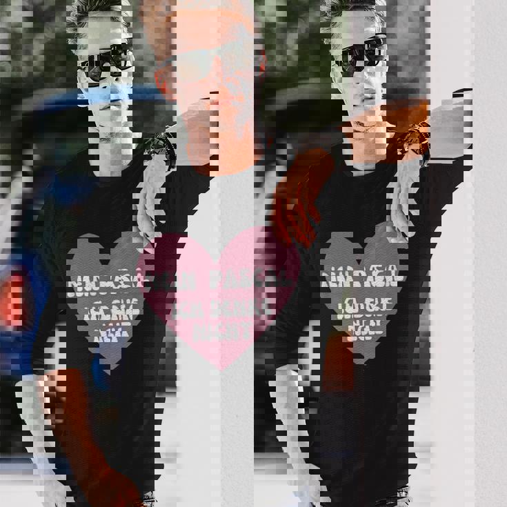 No Pascal I Think Not Heart Memes 長袖Tシャツ 彼への贈り物