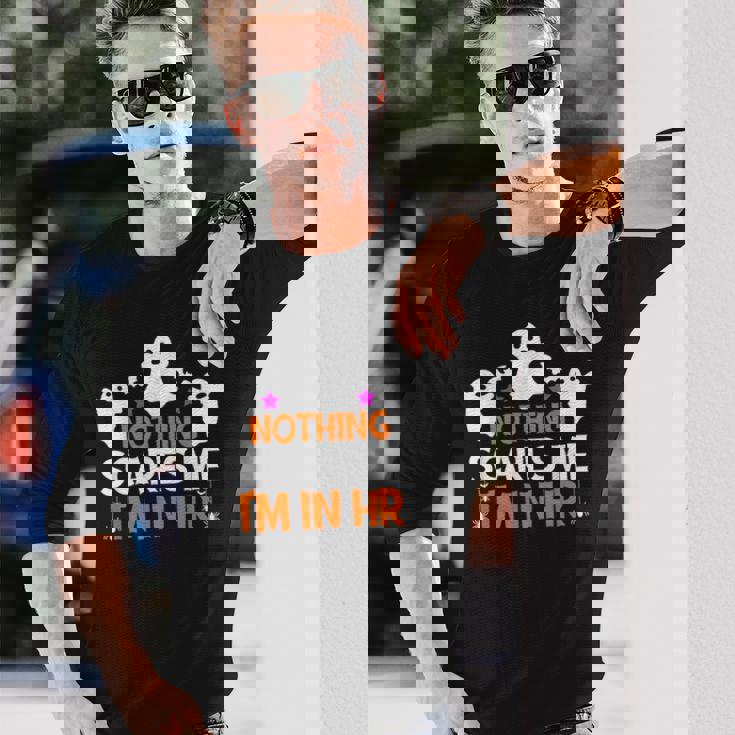 Nothingcares Me I'm In Hr ハロウィン 人事 長袖Tシャツ 彼への贈り物