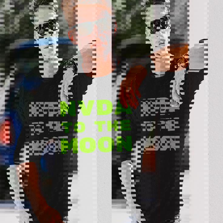 Nvda トゥザムーン 長袖Tシャツ 彼への贈り物