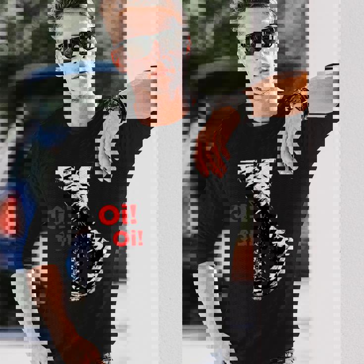 Oi Oi Oikinhead、Ska、ストリートパンク、ハードコアパンク 長袖Tシャツ 彼への贈り物