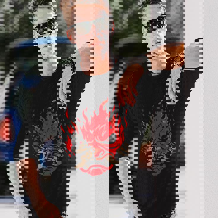 Onicyborg Cyberpunk 長袖Tシャツ 彼への贈り物