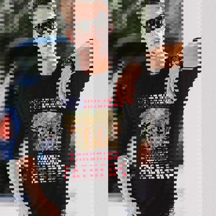 The Original Founding Fathers ネイティブアメリカン メンズ レディース 長袖Tシャツ 彼への贈り物