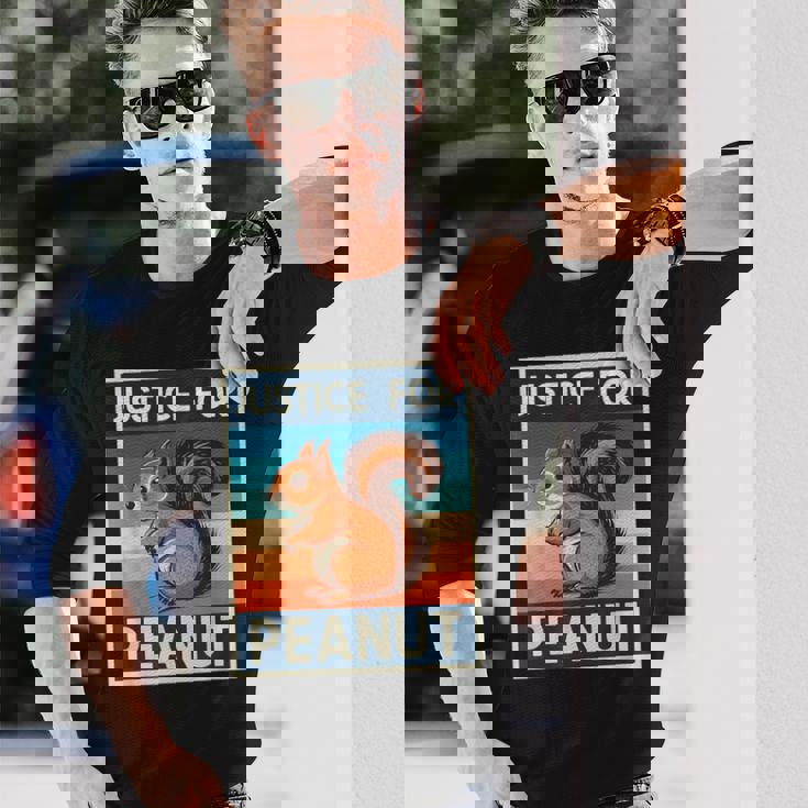 P'nut Pnutリスtシャツ ジャスティス ピーナッツザリス 長袖Tシャツ 彼への贈り物