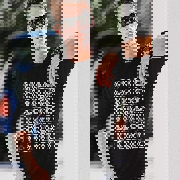 Paradiddleariations マーチングドラマー ドラムスタッフ 長袖Tシャツ 彼への贈り物