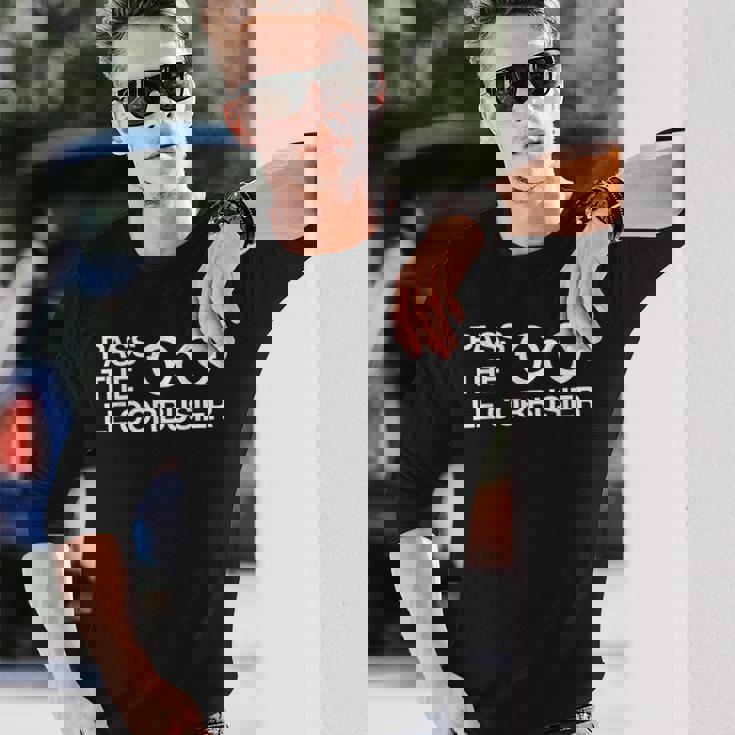 Pass The Le Corbusier Architect ホワイト 長袖Tシャツ 彼への贈り物