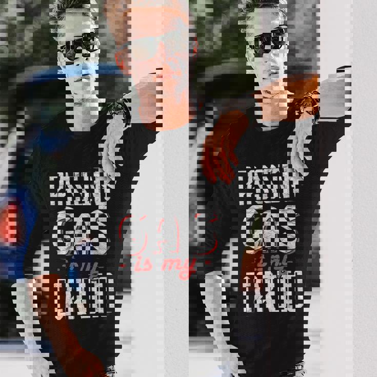 Passing Gas Is My Cardio 麻酔科医 長袖Tシャツ 彼への贈り物