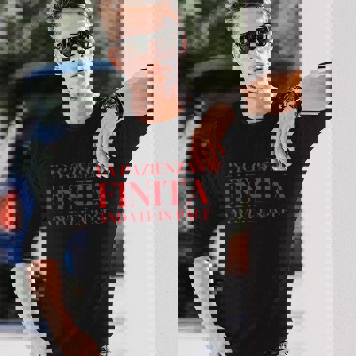 Patience Is Over Go In Peace 長袖Tシャツ 彼への贈り物