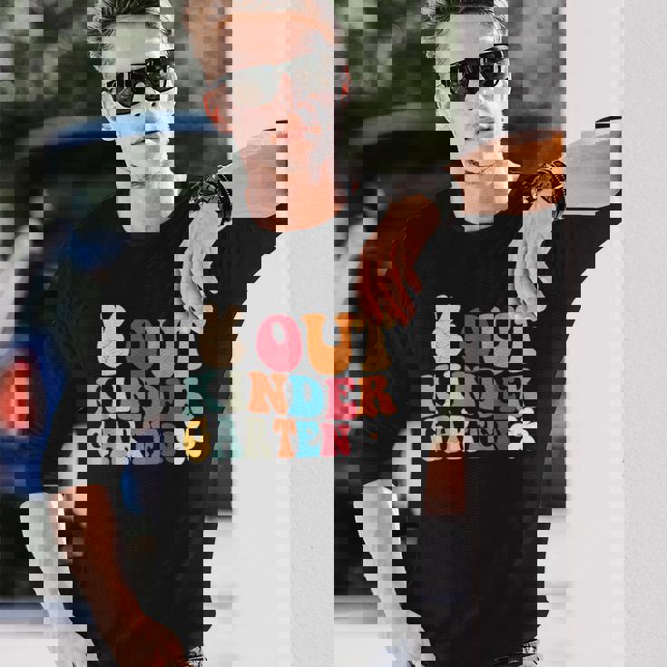 Peace Out 幼稚園 卒業 ピースアウト 幼稚園 長袖Tシャツ 彼への贈り物