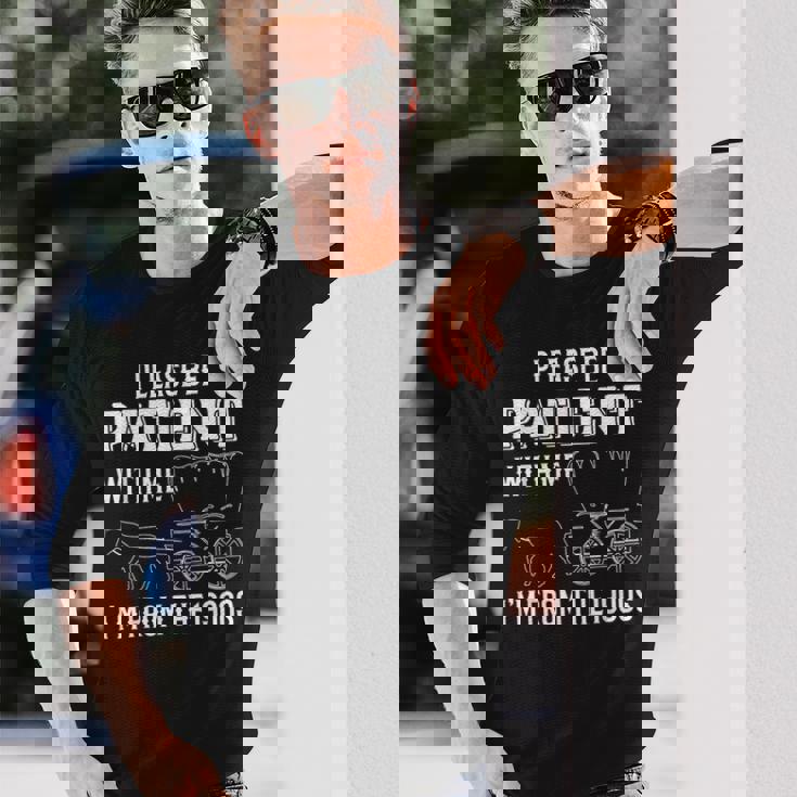 Please Be Patient With Me I'm From The 1900S 馬 長袖Tシャツ 彼への贈り物