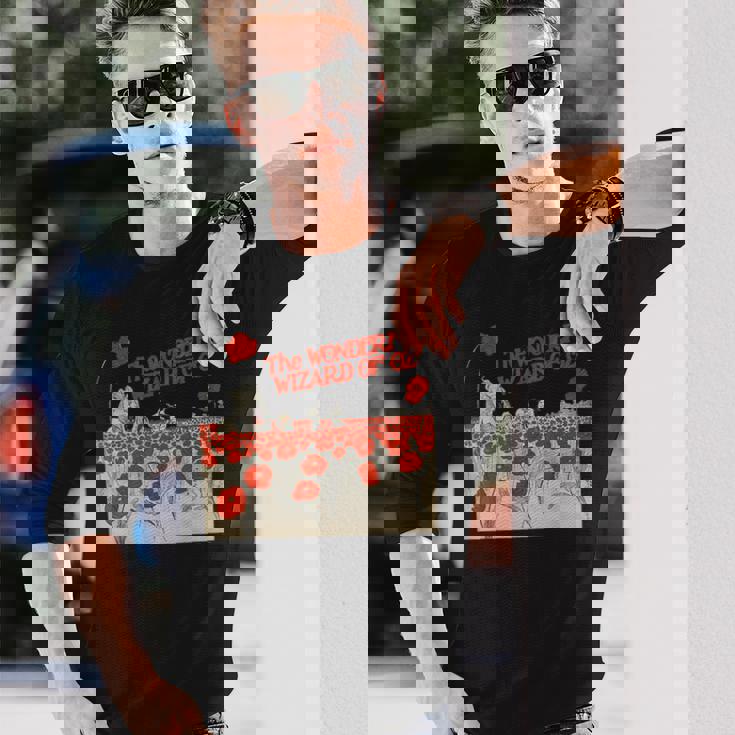 Poppy Field Tin Man ライオン かかし トト ドロシー オズの魔法使い 長袖Tシャツ 彼への贈り物