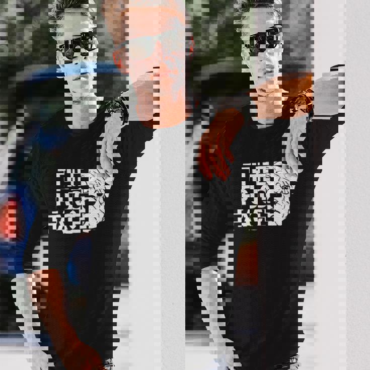 The Pug Face 長袖Tシャツ 彼への贈り物