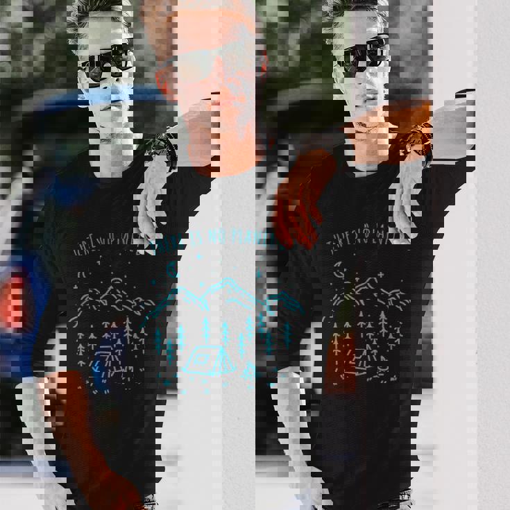 There Is No Planet B 環境 自然 エコ 母なる大地の日 長袖Tシャツ 彼への贈り物