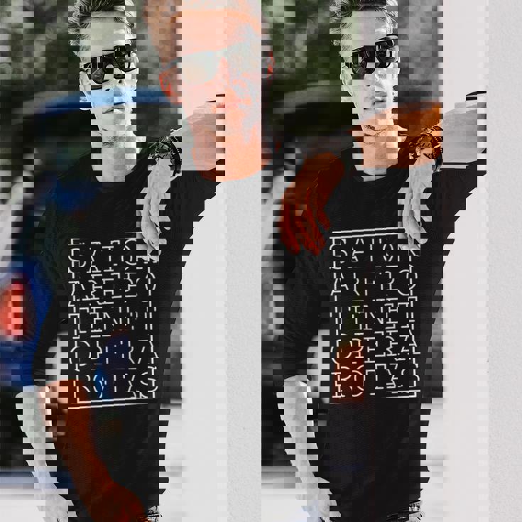 Satorquare アレポ テネット オペラ ロタス 長袖Tシャツ 彼への贈り物