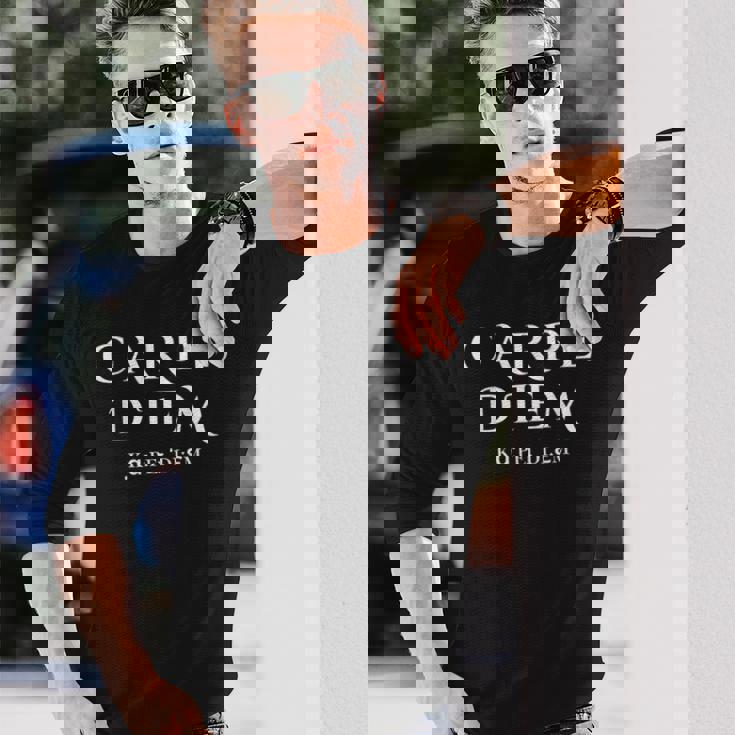 Seize The Day Carpe Diem インスピレーションラテン語 長袖Tシャツ 彼への贈り物