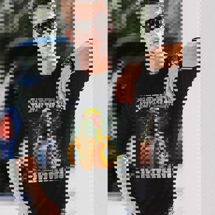 Shimpanzini Bananini 長袖Tシャツ 彼への贈り物