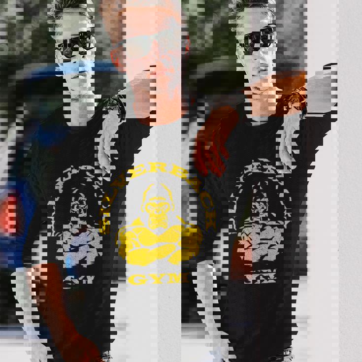 Silverback Gorilla Gym Apparel パワーリフティング、ストロングマン 長袖Tシャツ 彼への贈り物