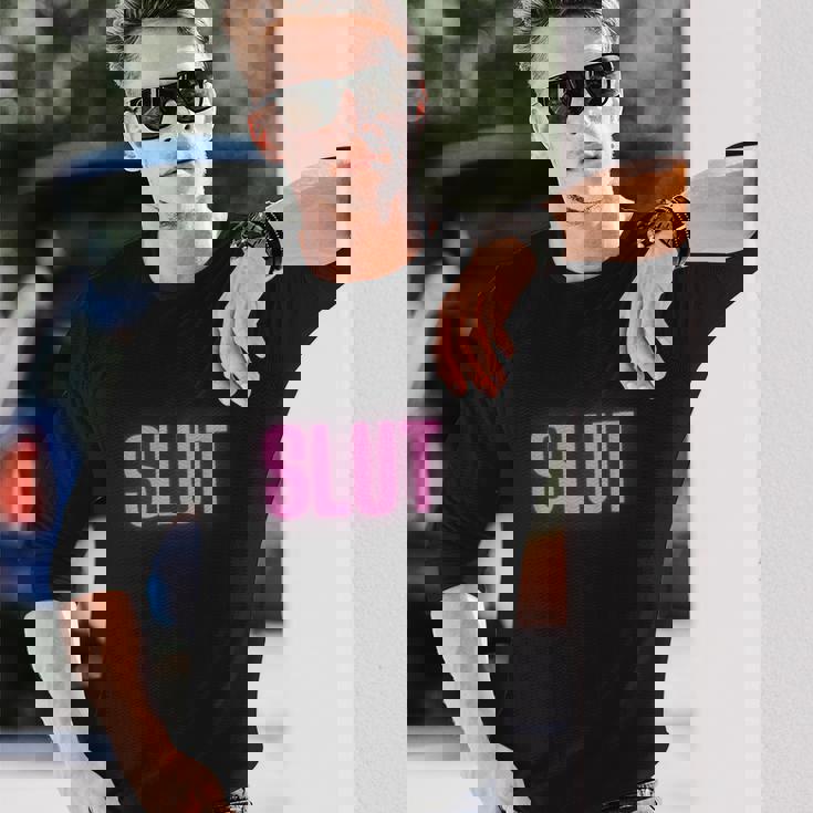 Slut 長袖Tシャツ 彼への贈り物