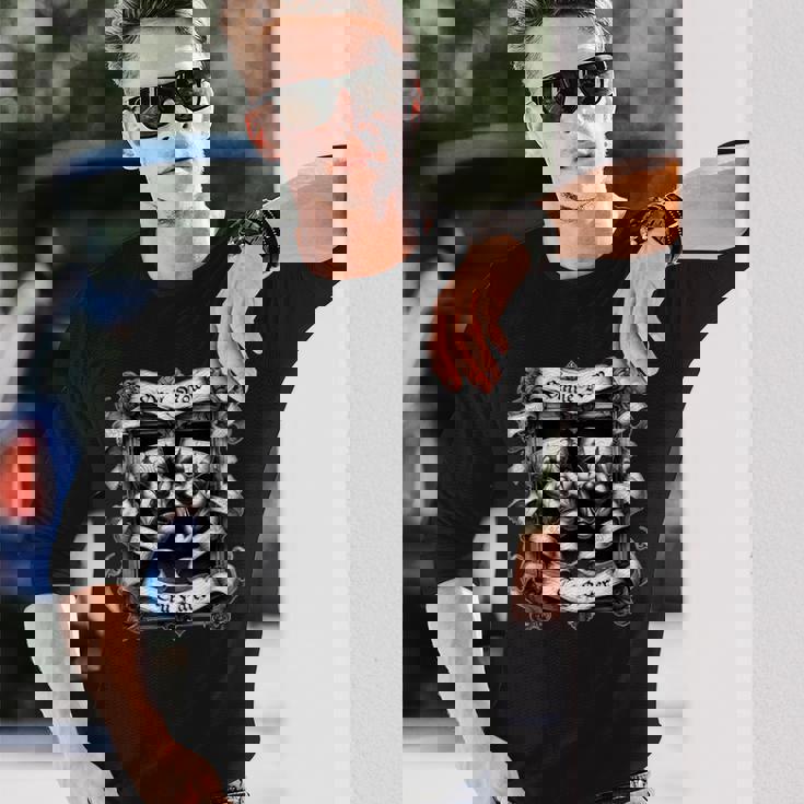 Smile Now Cry Later チョロチカーノ ゴシックアート ローライダー 長袖Tシャツ 彼への贈り物