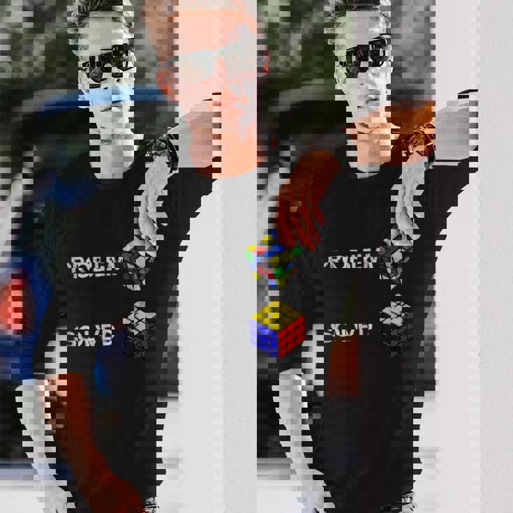 Speed Cubing Master パズル 3X3 算数キューブゲーム ルービックキューブ 長袖Tシャツ 彼への贈り物