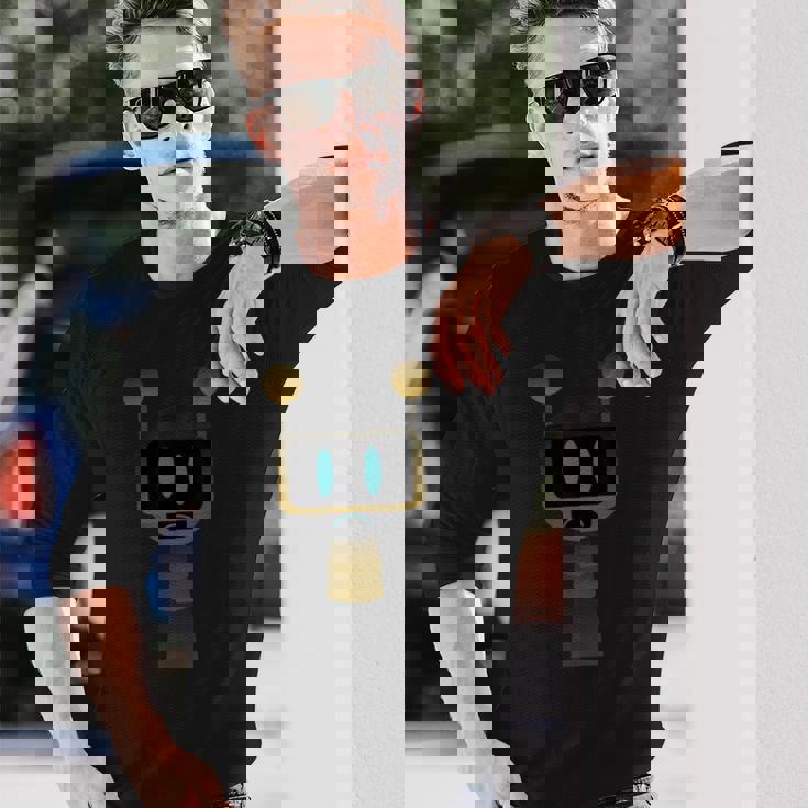 Sprunkiのホラーファンボット 長袖Tシャツ 彼への贈り物