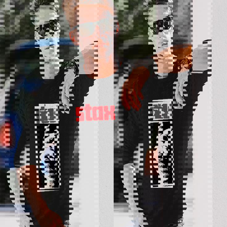 Stax「Classicnap」ロゴ。 長袖Tシャツ 彼への贈り物