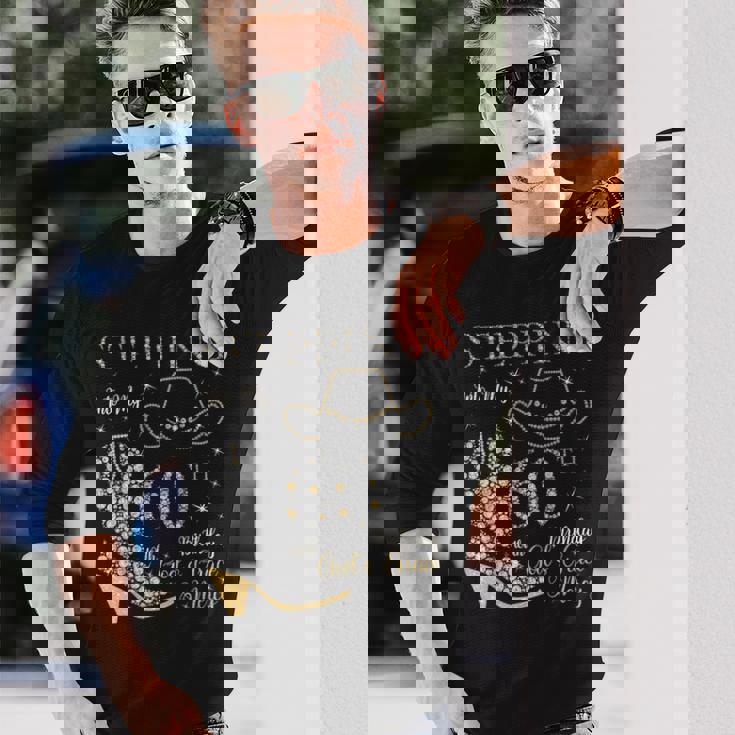 Steping Into My 60Th Birthday With God's Grace And Mercy 長袖Tシャツ 彼への贈り物