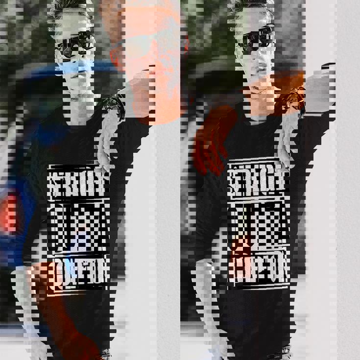 Straight Out Of Compton ファニーグラフィック 長袖Tシャツ 彼への贈り物