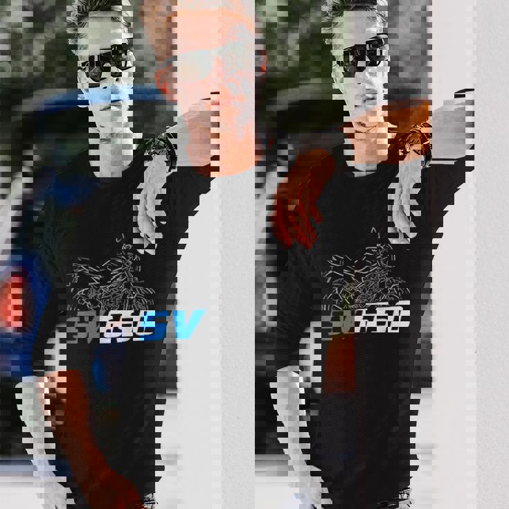 Sv650 2016-2025 ストリートバイクライダー、オートバイ用。 長袖Tシャツ 彼への贈り物