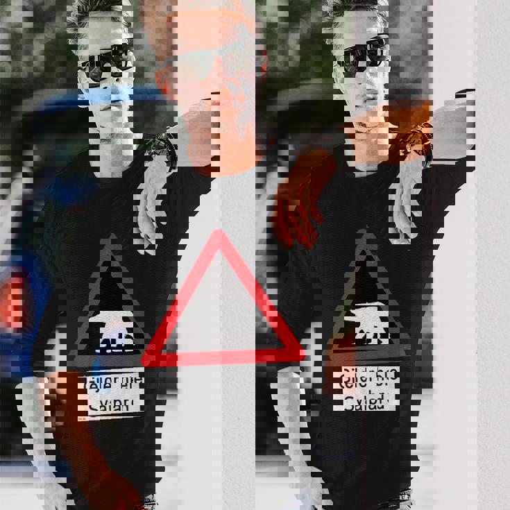 Svalbard Polar Bearign 長袖Tシャツ 彼への贈り物