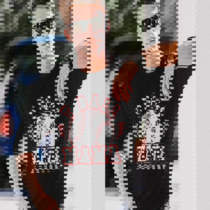 T-Ball ママ 試合の日 野球 ママ ソフトボール 選手 スポーツ 長袖Tシャツ 彼への贈り物