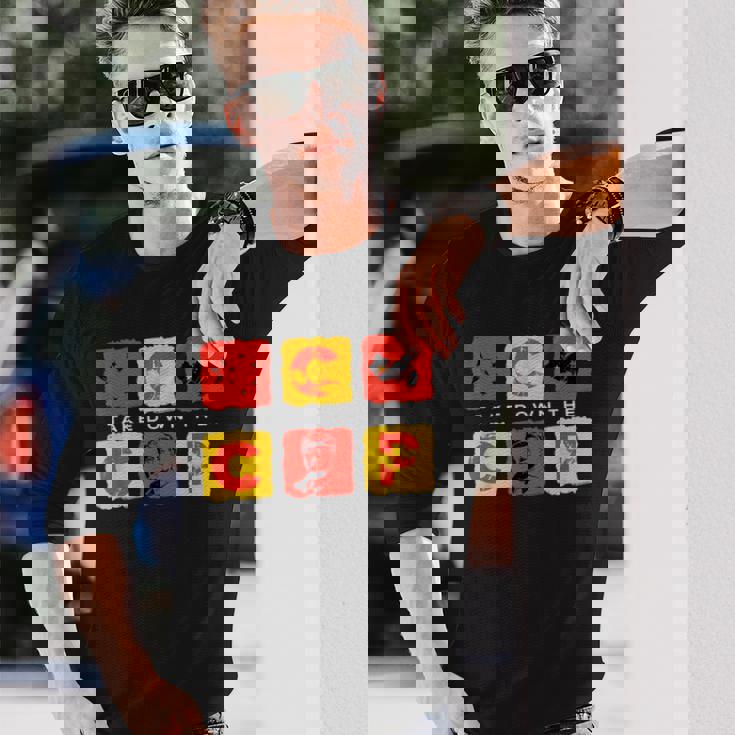 Take Down The Ccp 反共産主義者 中国 プロ アメリカ 愛国 長袖Tシャツ 彼への贈り物