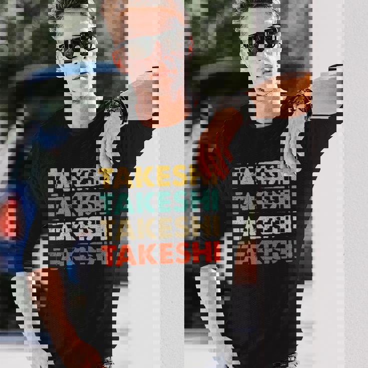 Takeshi 武 長袖Tシャツ 彼への贈り物