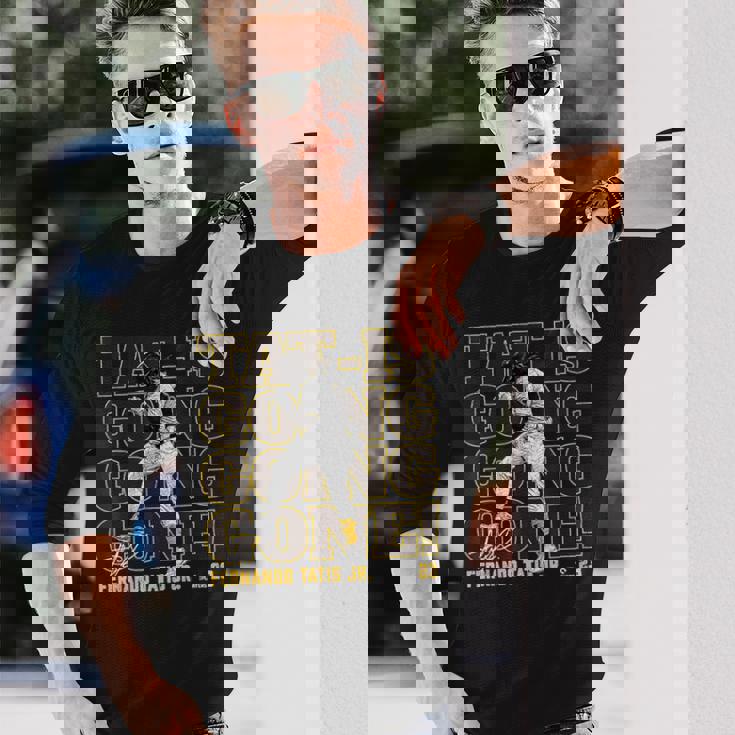 Tat-Is Going Going Gone Fernando Tatis Jran Diego Mlbpa 長袖Tシャツ 彼への贈り物