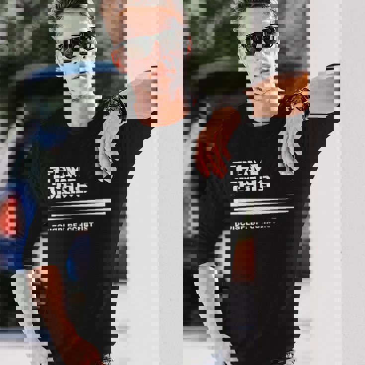 Team Jesus キリストの弟子 詩、聖書、キリスト教徒 長袖Tシャツ 彼への贈り物