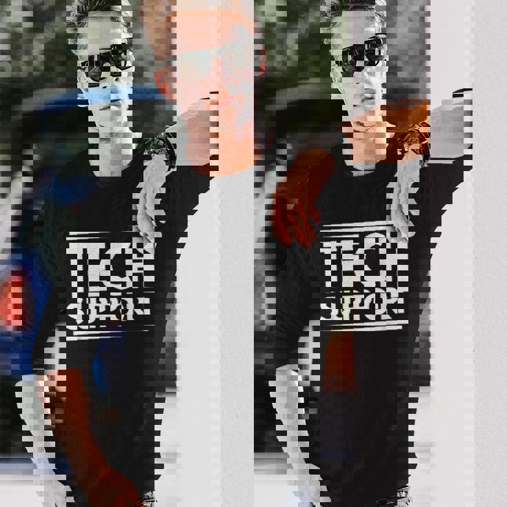 Techupport 長袖Tシャツ 彼への贈り物