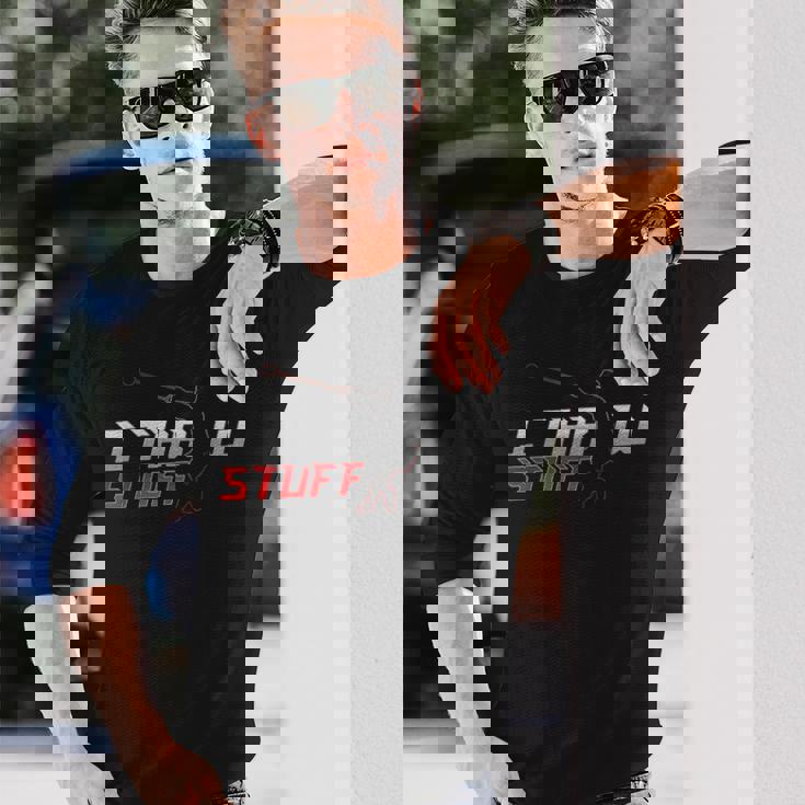 I Throwtuff 長袖Tシャツ 彼への贈り物