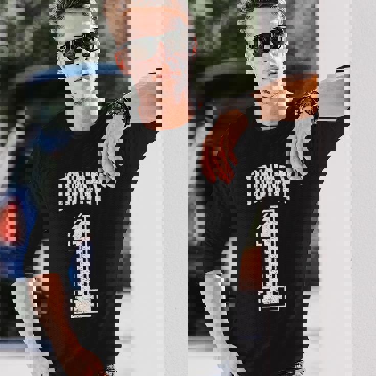 Tommyサポーター番号 1番の大ファン 長袖Tシャツ 彼への贈り物