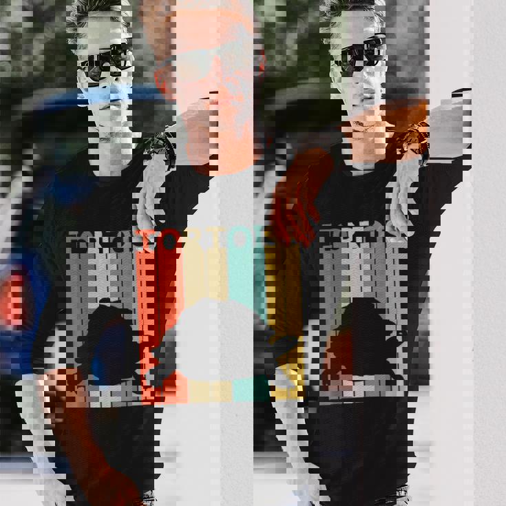 Tortoise リクガメ科 動物 長袖Tシャツ 彼への贈り物